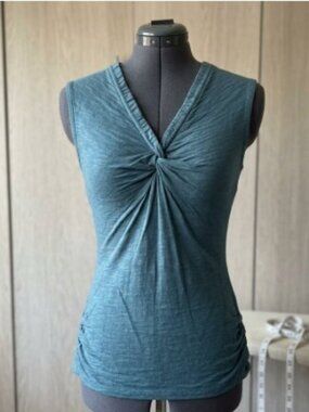Vanessa Virginia for Anthropologie Teal Tank, Size Small
